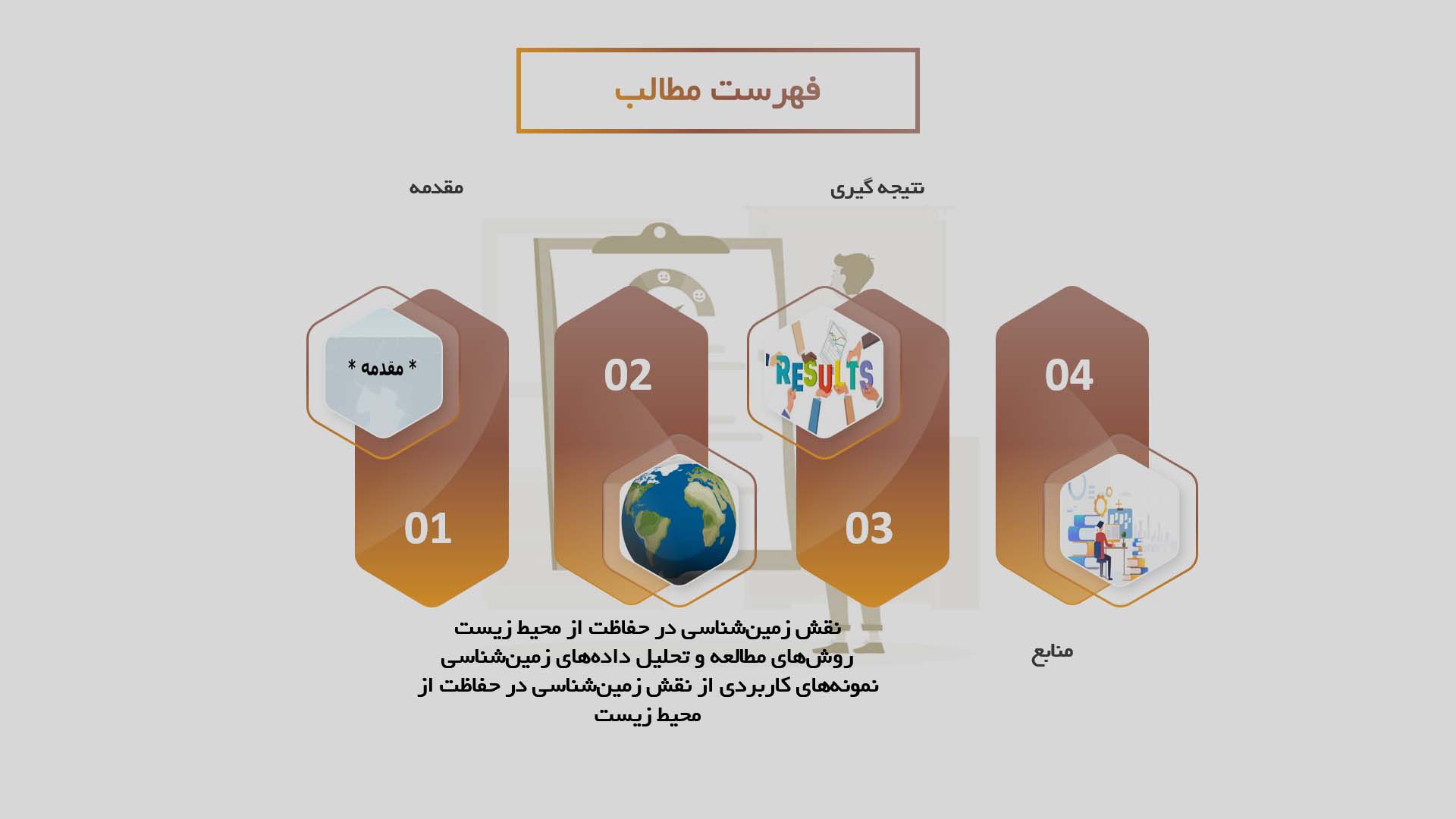 پاورپوینت در مورد نقش زمین‌شناسی در حفاظت از محیط زیست